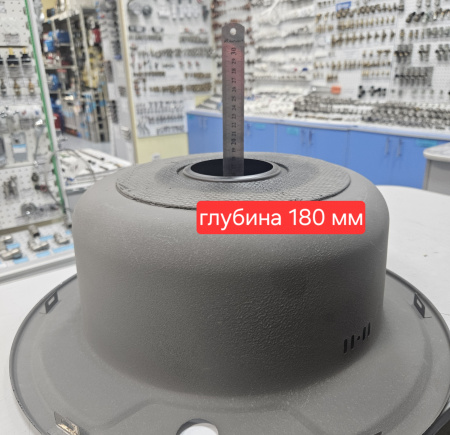 Мойка 490 врезная Fabia  круглая 0,8мм